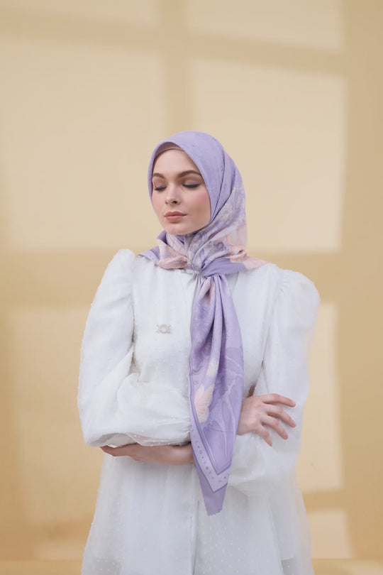Lariangi Scarf Voal Royal Violet