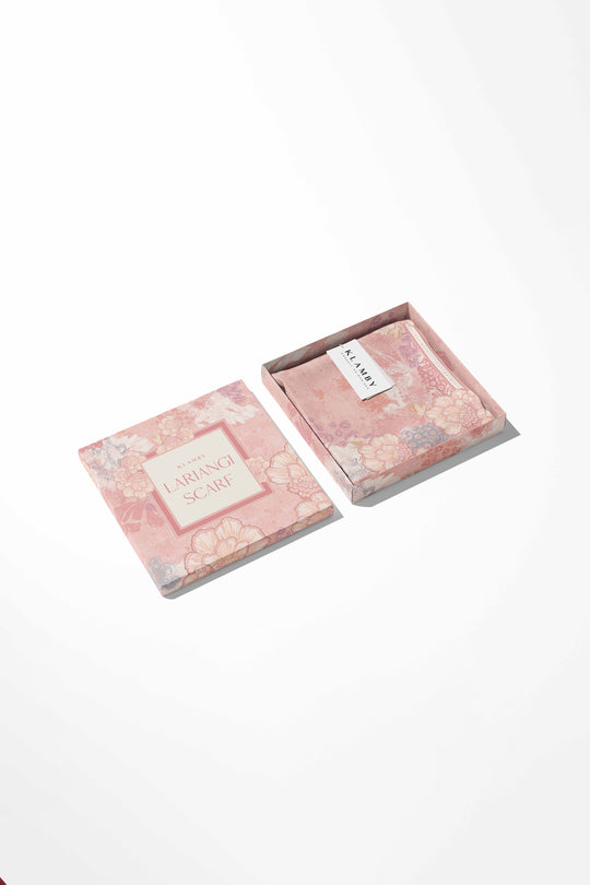 Lariangi Scarf Voal Flamingo