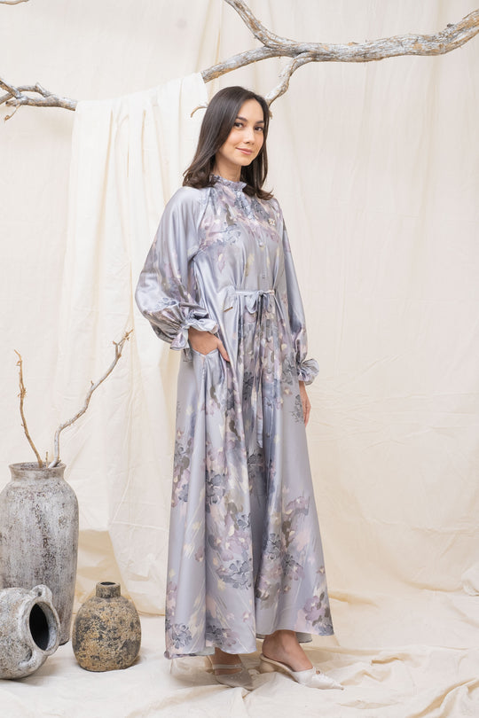 Nara Dress Grey Mist