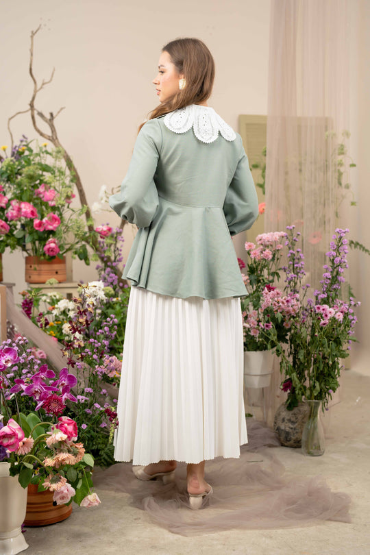 Oxford Blouse Copper Green