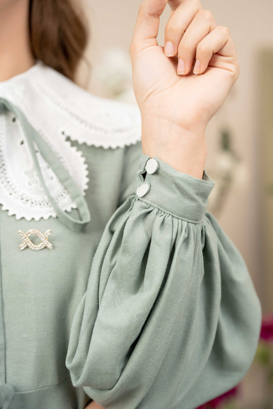 Oxford Blouse Copper Green