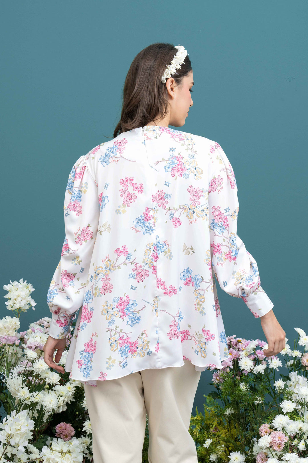 Peony Blouse Rose Bush