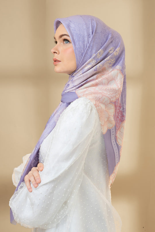 Lariangi Scarf Voal Royal Violet