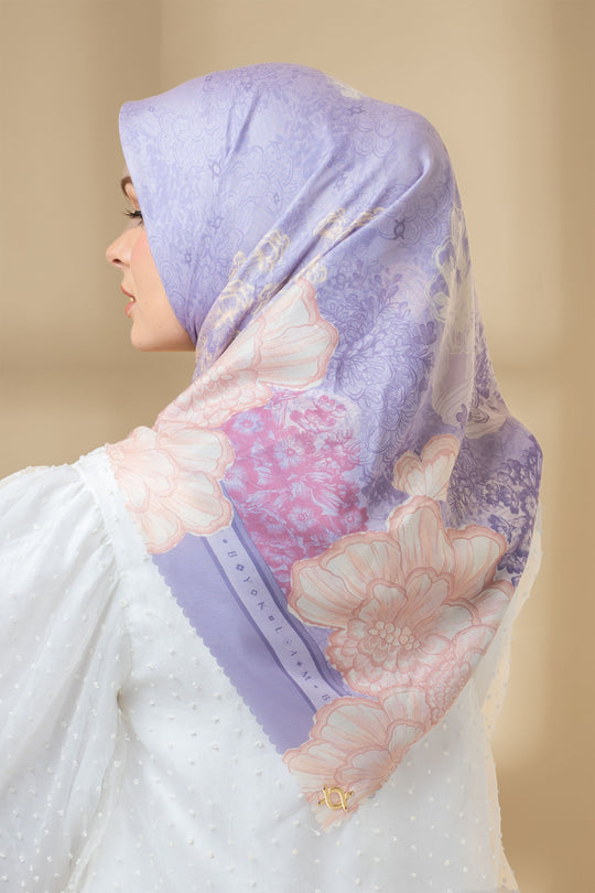Lariangi Scarf Voal Royal Violet