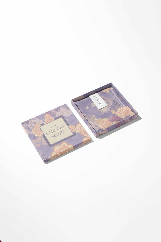 Lariangi Scarf Voal Royal Violet