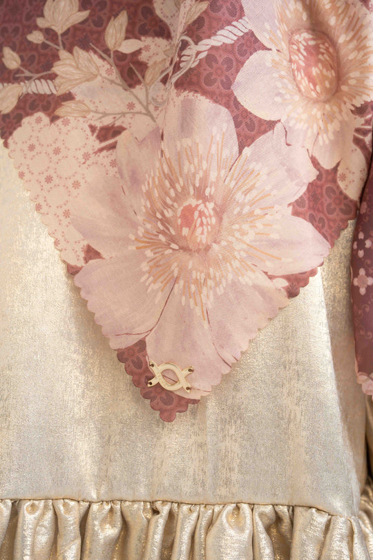 Tilia Scarf Premium Voal Ruby Red