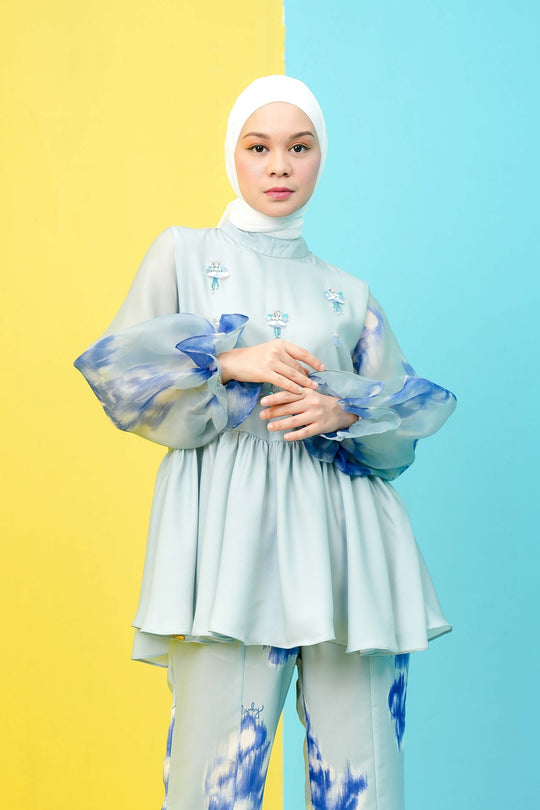 Willow Blouse Blue Haze