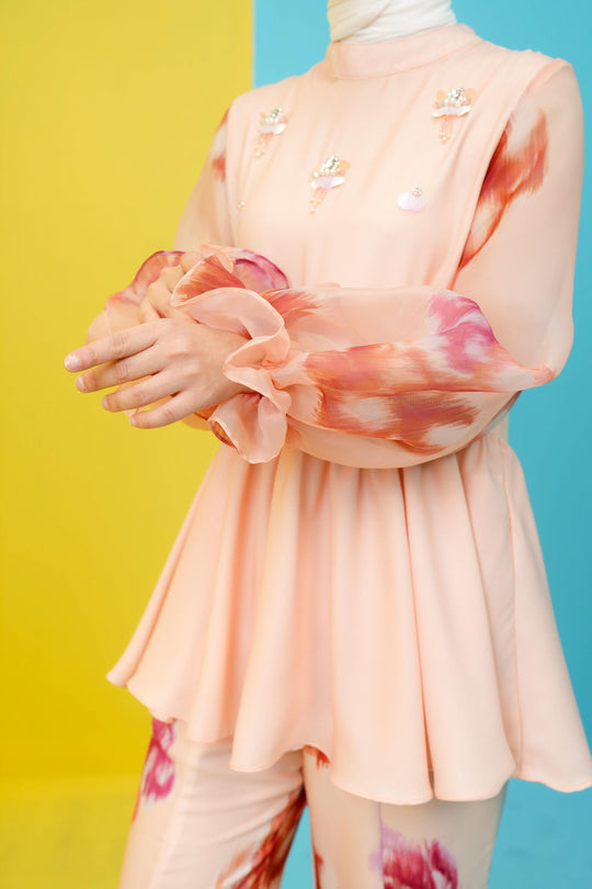 Willow Blouse (Minor) Quartz Peach